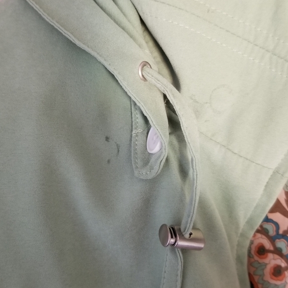 London Fog pistachio green rain jacket - Picture 5 of 6